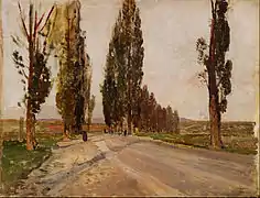 Boulevard Poplars cerca de Plakenber (1890)