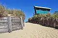 Mirador del club SLSC de Lakes Entrance en la playa de surf de Main Beach