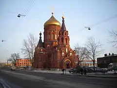 Iglesia de la Epifanía (San Petersburgo) (arq. Vasili Kosiakov, 1888).