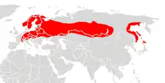 Distribución de E. nilssonii