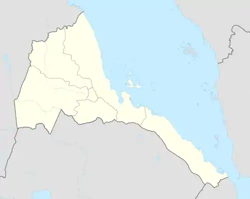 Senafe ubicada en Eritrea