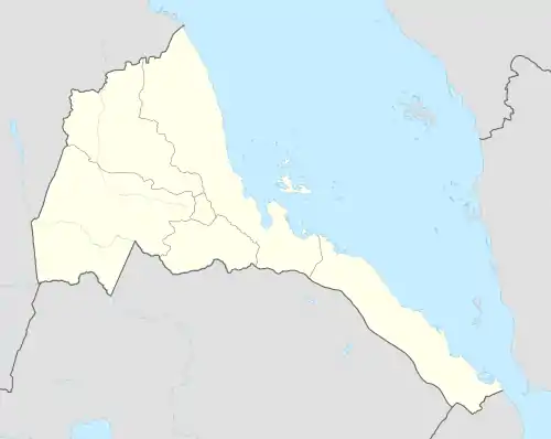 Asmara ubicada en Eritrea