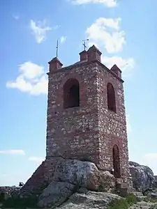 Ermita de la Virgen del Castillo (Chillón, Ciudad Real). Campanario.