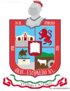 Cerro del Topo Chico en el escudo de Escobedo