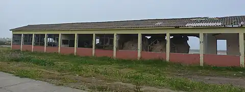 Ex Escuela de Iloca, devastada por el Tsunami.