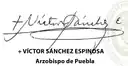 Firma de Víctor Sánchez Espinosa