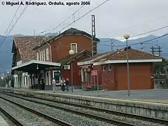 Estación de Orduña. Agosto de 2006.