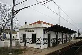 Edificio de la Estación, en abril de 2010.