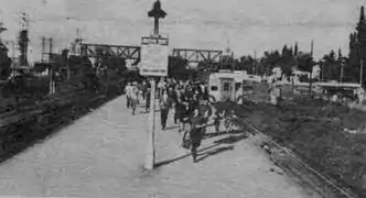 Estación Padua en 1950