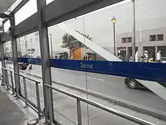 Señalética de la Estación Tacna