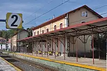 Estación de ferrocarril de Cabezón de la Sal.