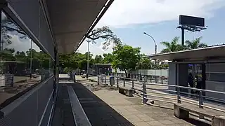 Vista dentro de la estación