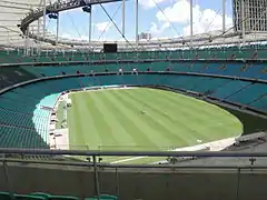 Interior del nuevo estadio.