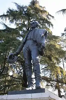 Estatua del general rioplatense José Gervasio de Artigas.