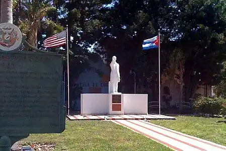 Monumento a José Martí en Ybor City (Tampa, Florida). (EE.UU.)