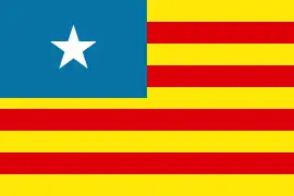 Estelada yanqui (creada en los años 1960, hoy en día en desuso)