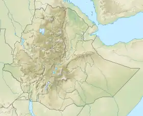 Dallol ubicada en Etiopía