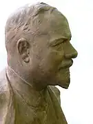 Rostro de perfil, del busto de Eugène Motte