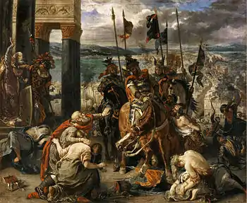 Entrada de los Cruzados en Constantinopla, 1840, Louvre.