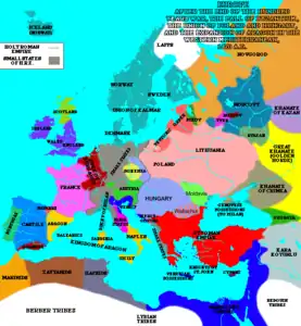 Europa en la década de 1470.