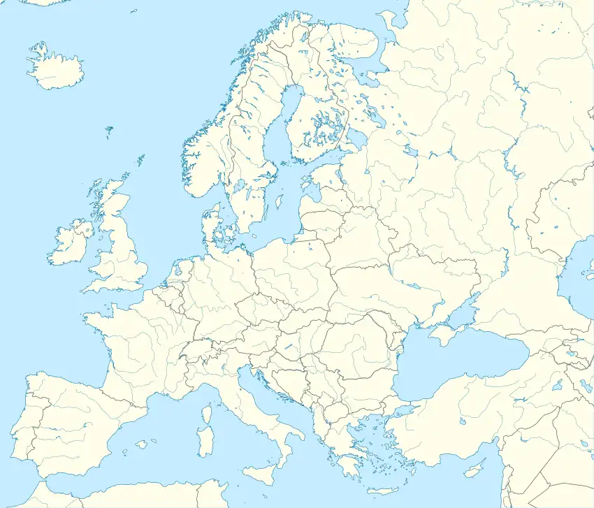 Campeonato de Europa de Clubes de fútbol sala femenino 2016-17 está ubicado en Europa