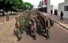 Un batallón de infantería de la selva de Brasil