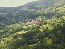 Vista panorámica de Ezcurra.