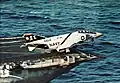 Un F-4J Phantom lanzado desde el Roosevelt durante su crucero por el Mediterráneo en 1972