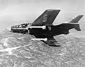 F9F-8 con misiles Sidewinder 1956