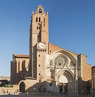 Fachada de la catedral, siglo XIII.