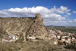 Vista general de la villa de Falces.