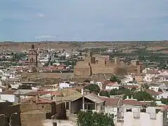 Alcazaba sobre la ciudad de Guadix