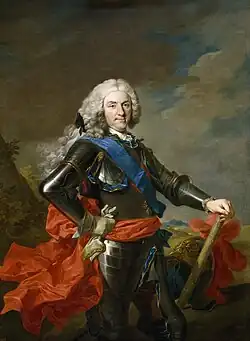 El rey Felipe V de España, retrato de 1739, Louis-Michel van Loo