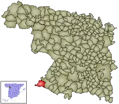 Fermoselle en el mapa