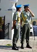 Hombre de la actual Policía Militar Griega (Stratonomia)