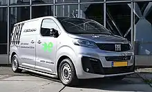 Fiat E-Scudo en exhibición en Fully Charged en 2022