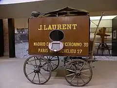 Fiel réplica del carruaje de Laurent.