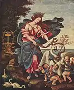 Renacimiento: Filippino Lippi (alegoría de la música)