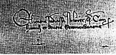Firma de Leonor de Arborea