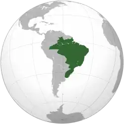 Ubicación de Brasil