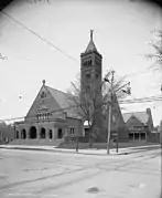 La iglesia hacia 1903