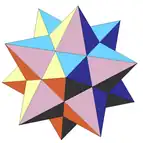 1.ª estelación de un dodecaedro