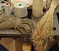 Pajas, hilos y cuerdas de lino