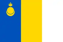 Bandera del Ókrug de Aga Buriatia