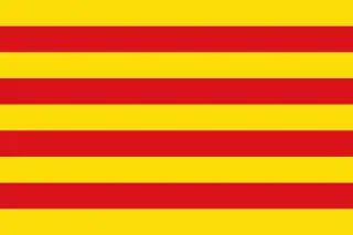 Bandera de Cataluña.