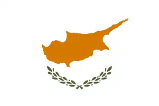 Bandera de Chipre.