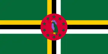 Bandera de Dominica.