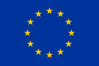 Bandera de Unión Europea.