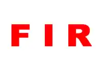Bandera del Frente de Izquierda Revolucionaria (FIR)(1962-1965).