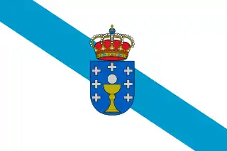 Bandera de Galicia.